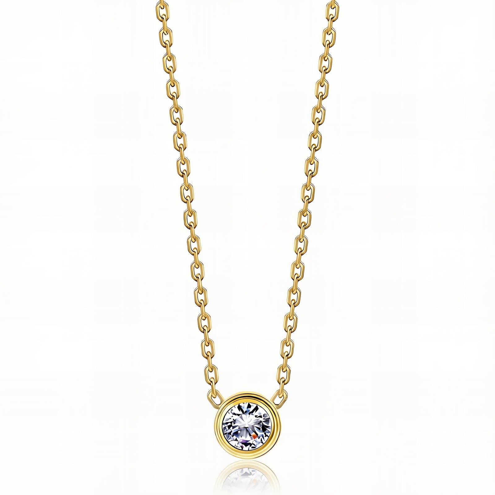 Golden Stone Necklace