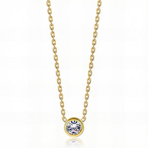 Golden Stone Necklace