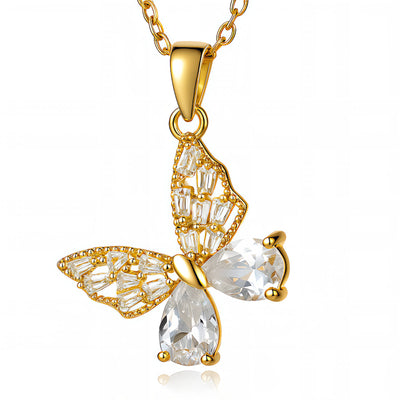 Golden Butterfly Necklace
