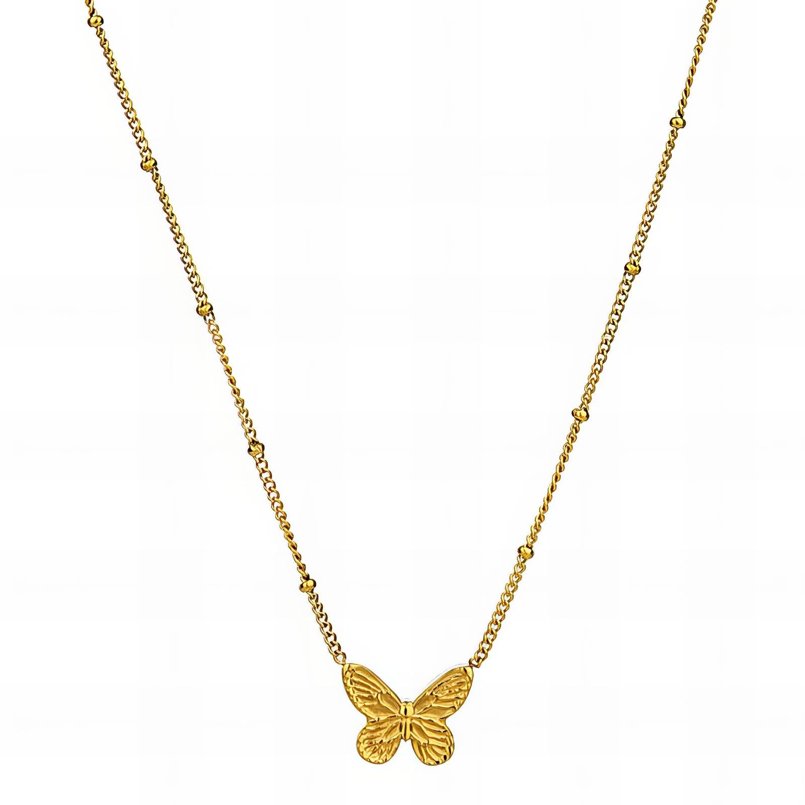 Golden Butterfly Necklace