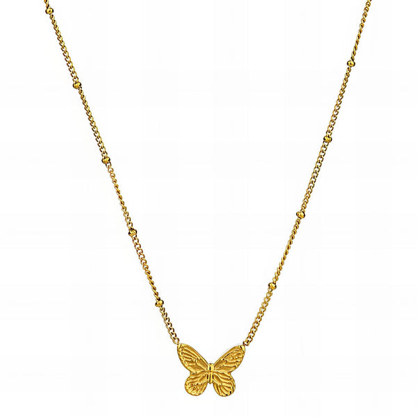 Golden Butterfly Necklace