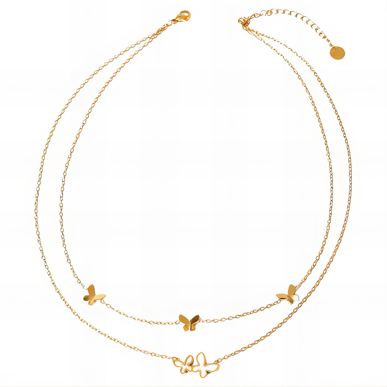 Butterfly Layered Necklace