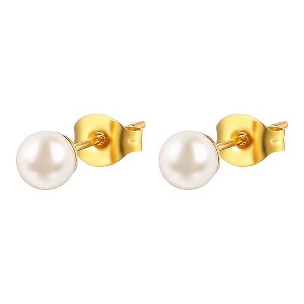 Pearl Stud Earrings